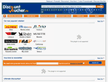 Tablet Screenshot of discountvoucher.ro